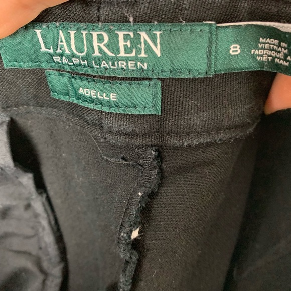 Ralph Lauren Black Denim Jeans Size 8 - Picture 6 of 7
